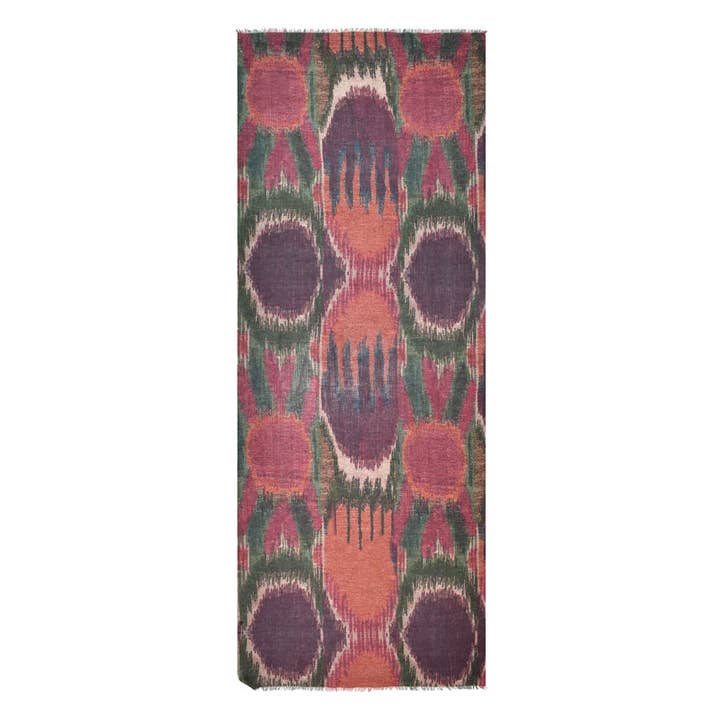 Dupatta Designs - Wholesale Scarf - Women's - Bisbee Ikat Inspired Scarf4