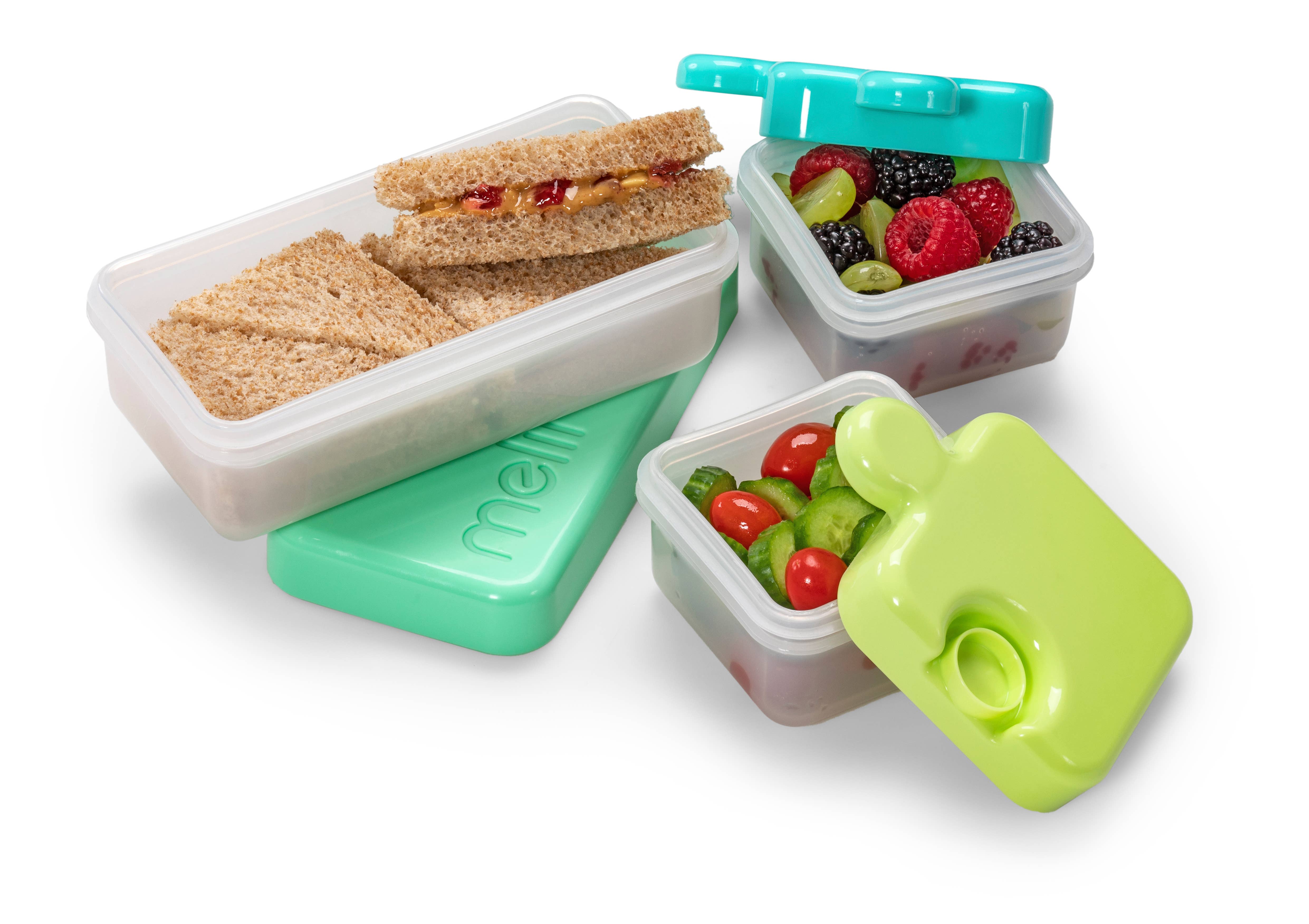 melii - Wholesale Lunch Bag/Box - Kids - Puzzle Bento Box Food Storage Container for Kids, BPA-Free,3