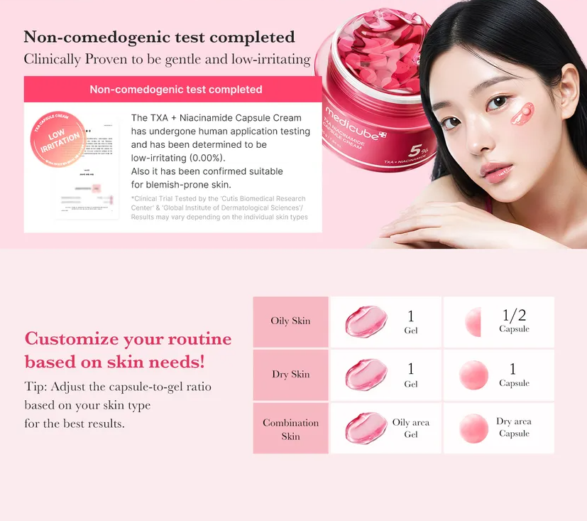 Best Beauty Group - Vente Crème hydratante pour le visage - Crème en capsule MEDICUBE TXA Niacinamide6