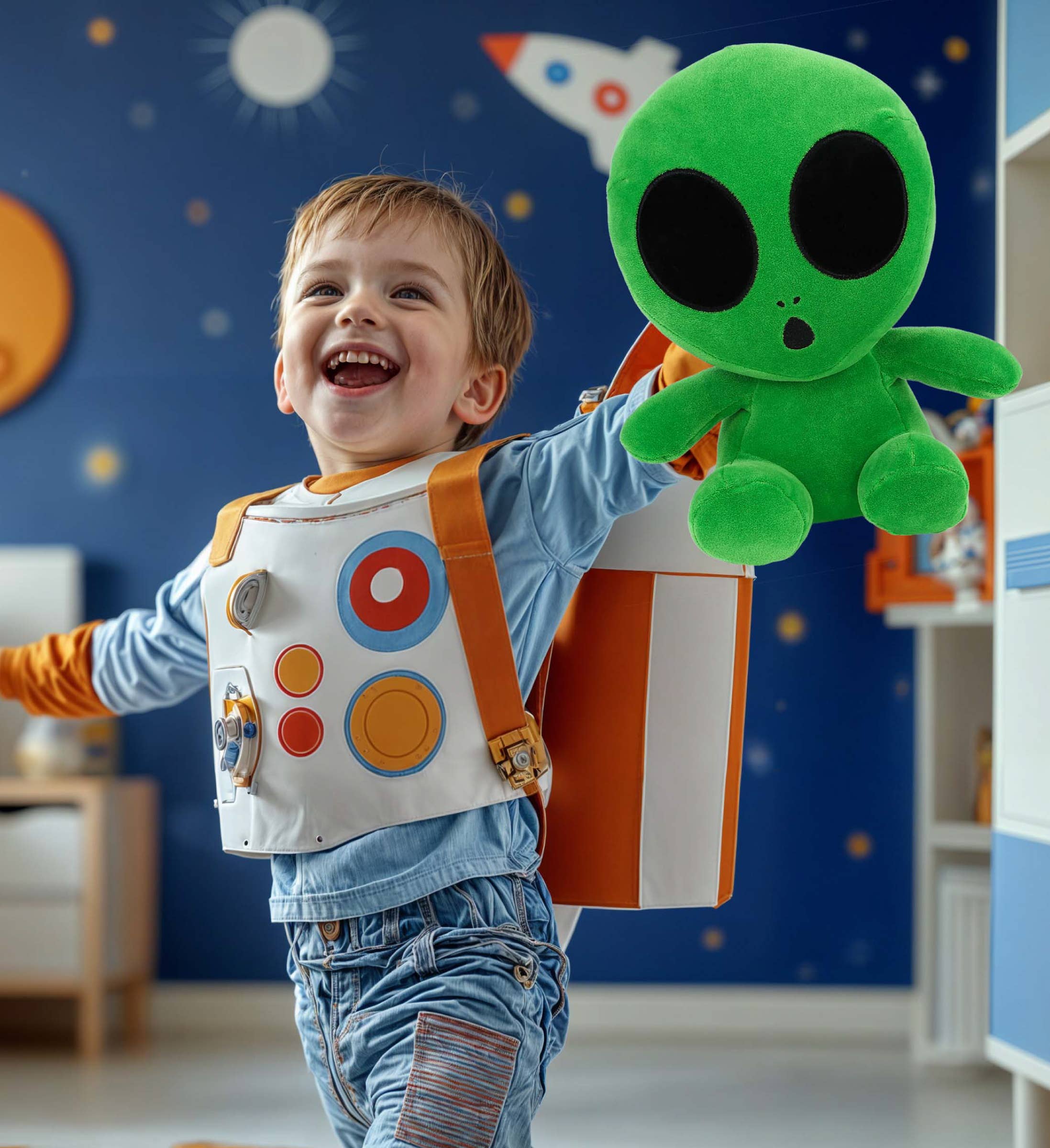 Cota Global - Vendita all'ingrosso Peluche - Bambini e neonati - Snug-Mooshies Peluche - Alieno Verde 12"6