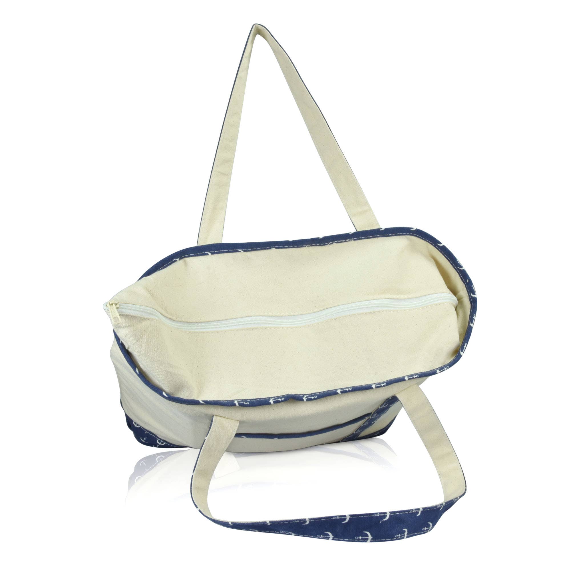 Dalix – wholesale Bärkasse - Dam – DALIX Initial Shoppingväska Personlig Blixtlås Top Letter - K39