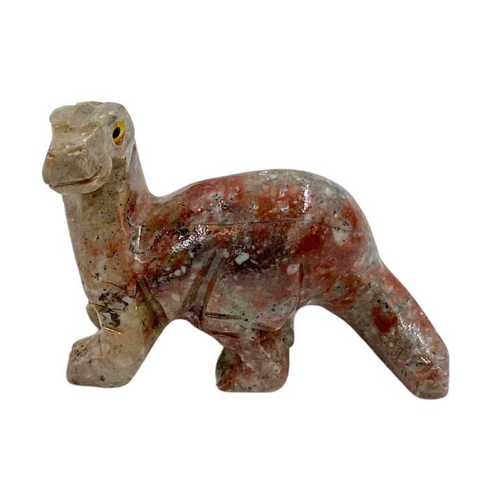 Earths Elements Wholesale - Wholesale Retailer Sample - Home Decor - Crystal Animal - Brontosaurus Soapstone