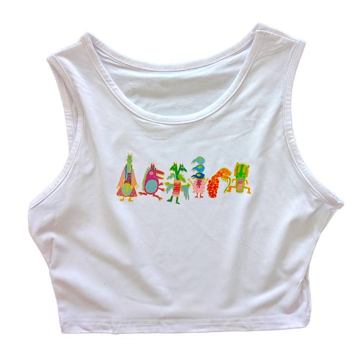 Monster Parade Crop Top for wholesale by Monsters of the Underworld