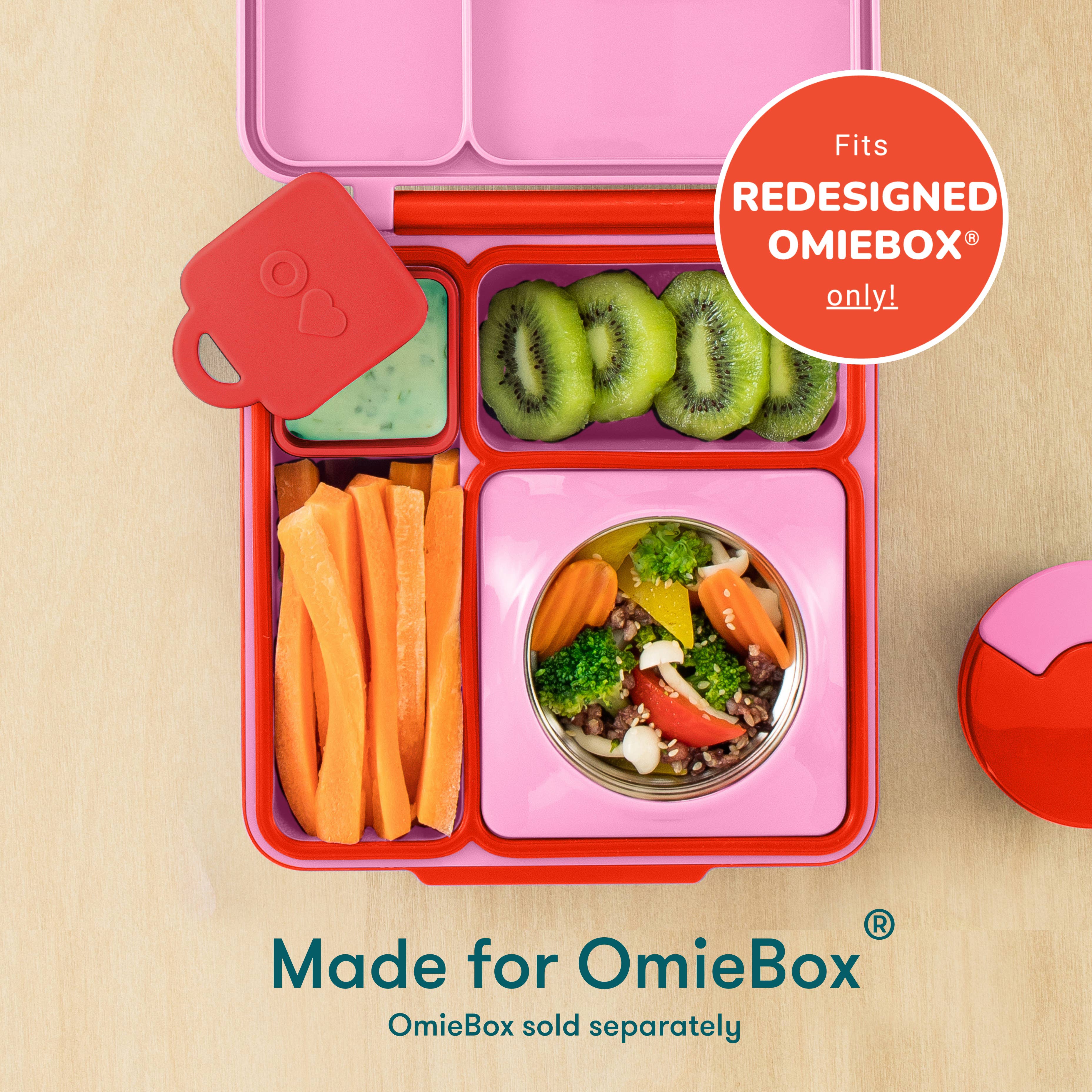 OmieLife - Wholesale Lunch Bag/Box - Kids - OmieDip: Single color10