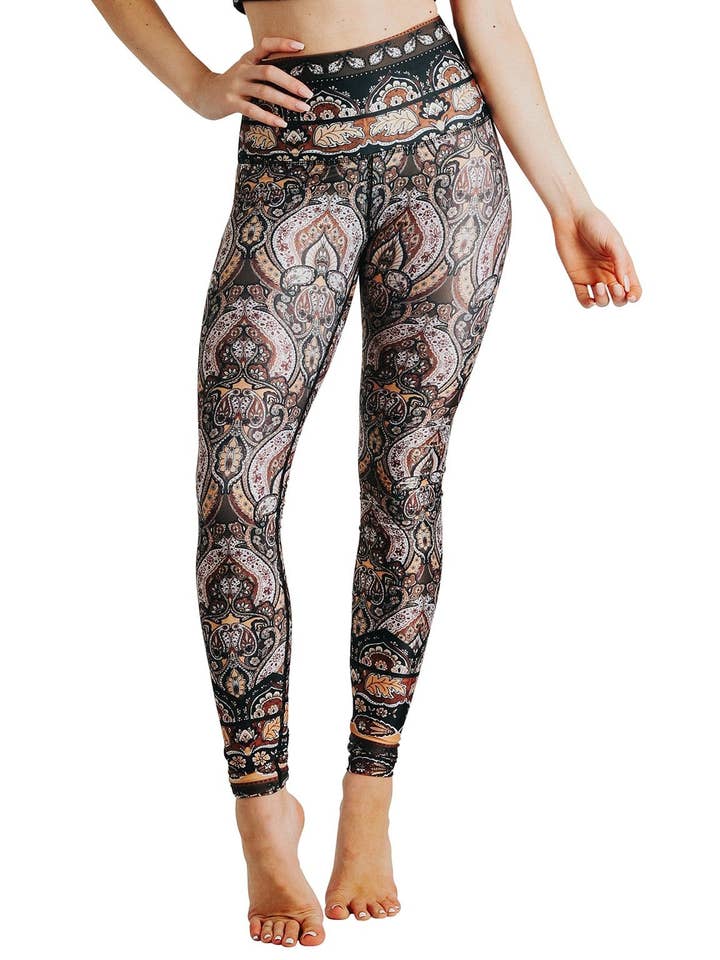 Espresso Yourself Printed Yoga Leggings for wholesale on Faire
