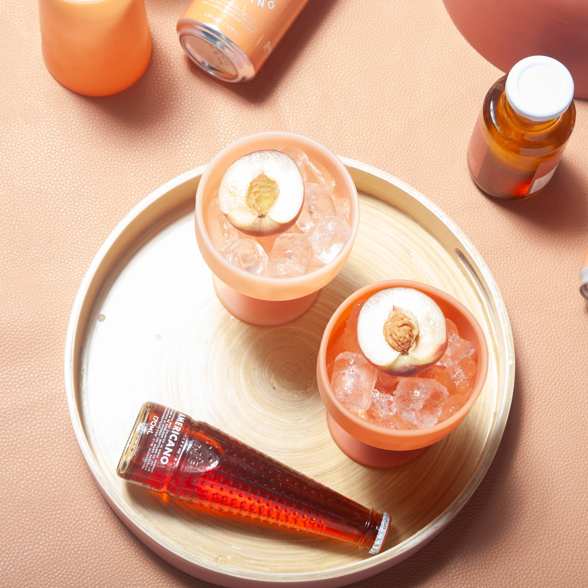 porter green | style + sustainability - Wholesale Cocktail/liquor glass - Terra + Peach | Mecc | Silicone Unbreakable Cocktail Glasses6