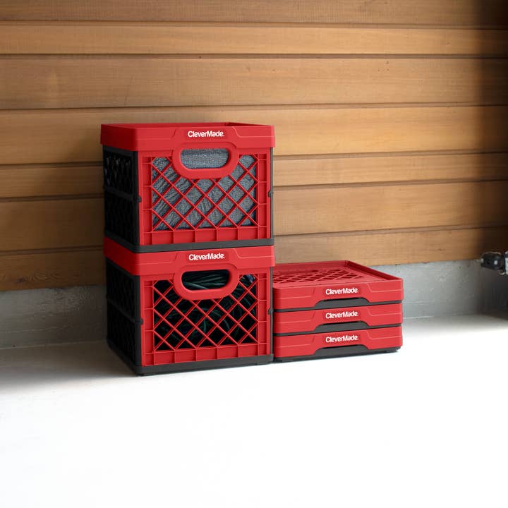 CleverMade - Wholesale Storage Bin - Collapsible Milk Crate10
