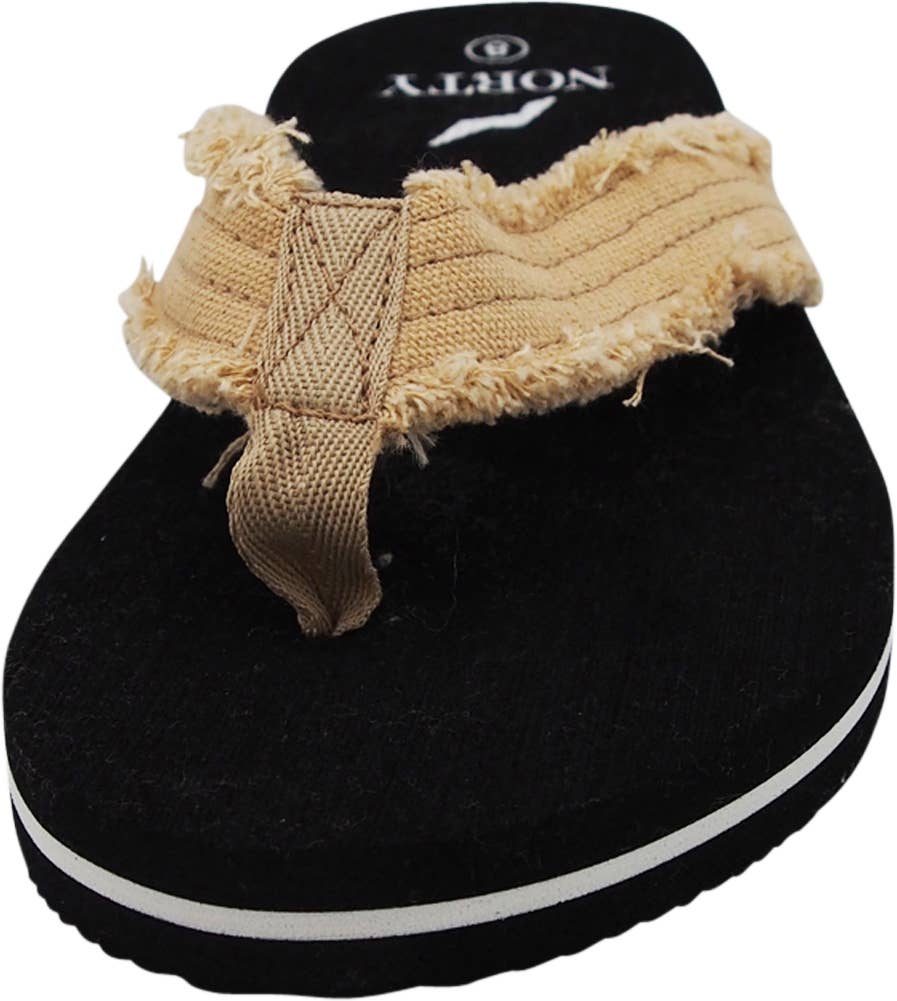 Eastern Off Price - Vendita all'ingrosso Infradito - Uomo - Sandalo leggero in tela da uomo NORTY - 40573 - Nero4