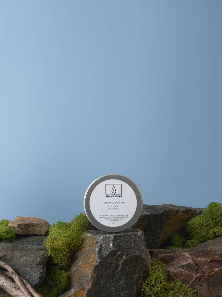 Tallow Aloe Balm for wholesale by Stone & Spear