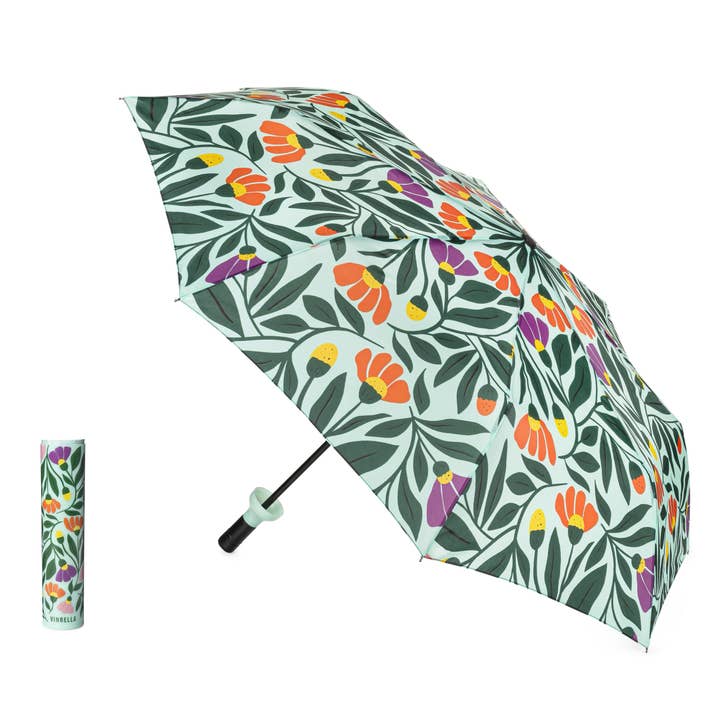 Eden Floral Bottle Umbrella for wholesale by Vinrella