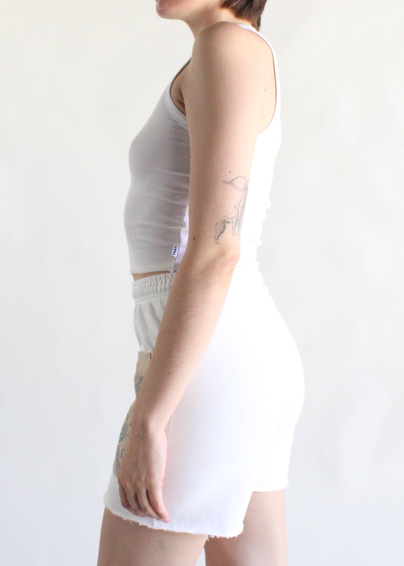 American Recycled Clothing - Wholesale Shorts - Women's - Sweat Short with Embroidered Front Pocket10