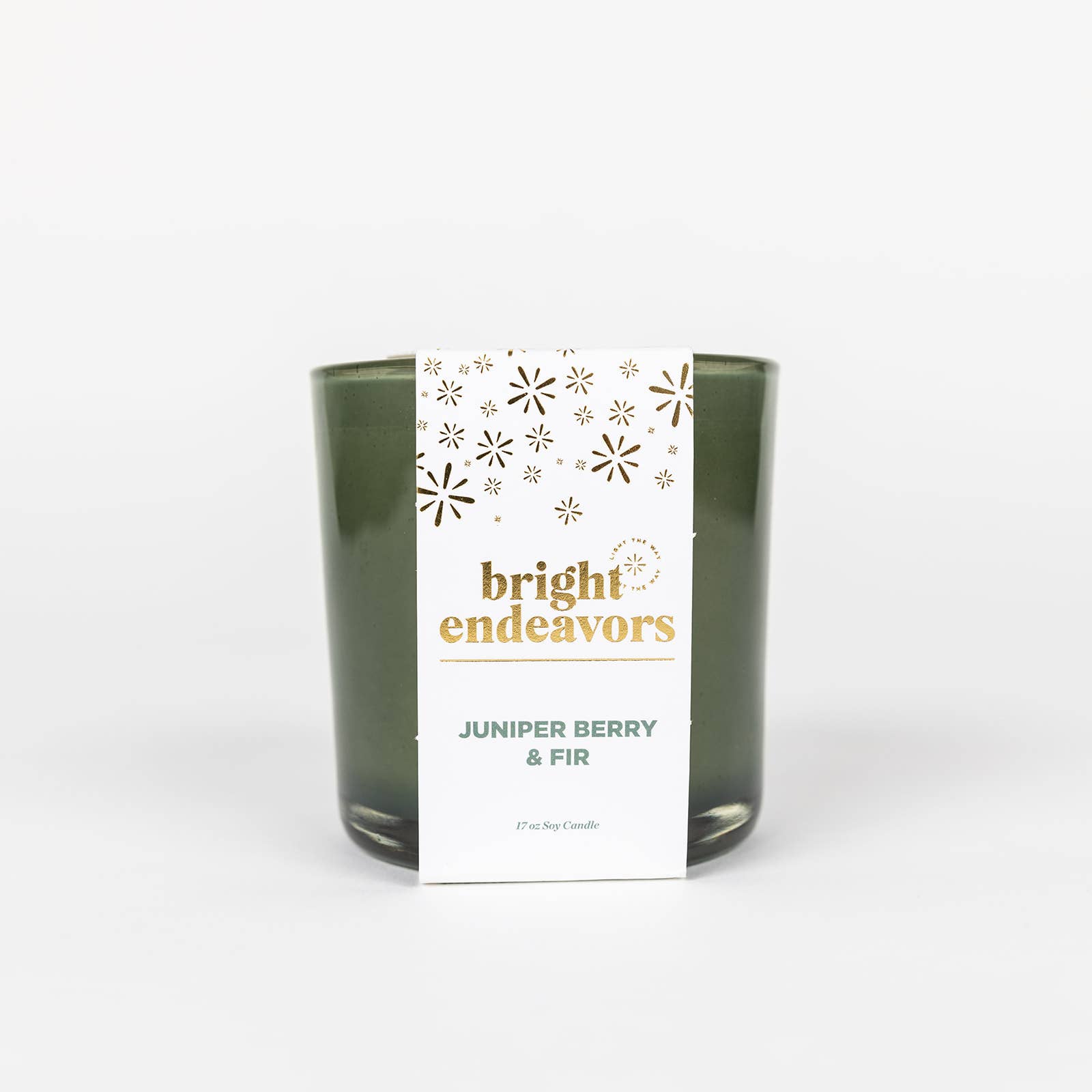Bright Endeavors - Wholesale Jar/Filled Candle - Juniper Berry & Fir Soy Candle0