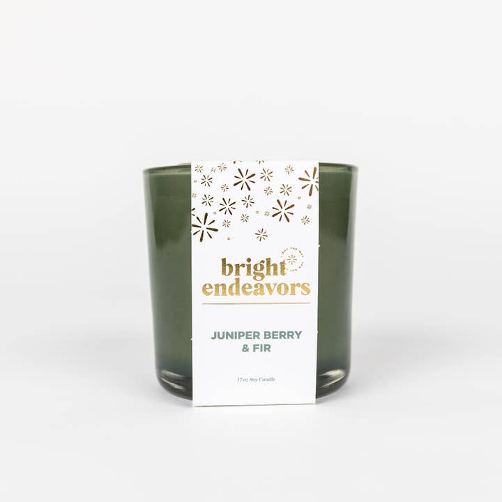 Bright Endeavors - Wholesale Jar/Filled Candle - Juniper Berry & Fir Soy Candle