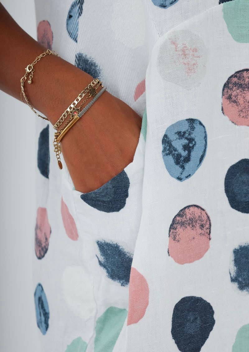 LINEN & COTTON HOUSE - Wholesale Jurk - Dames - 3533 jurk van linnen | dameskleding10