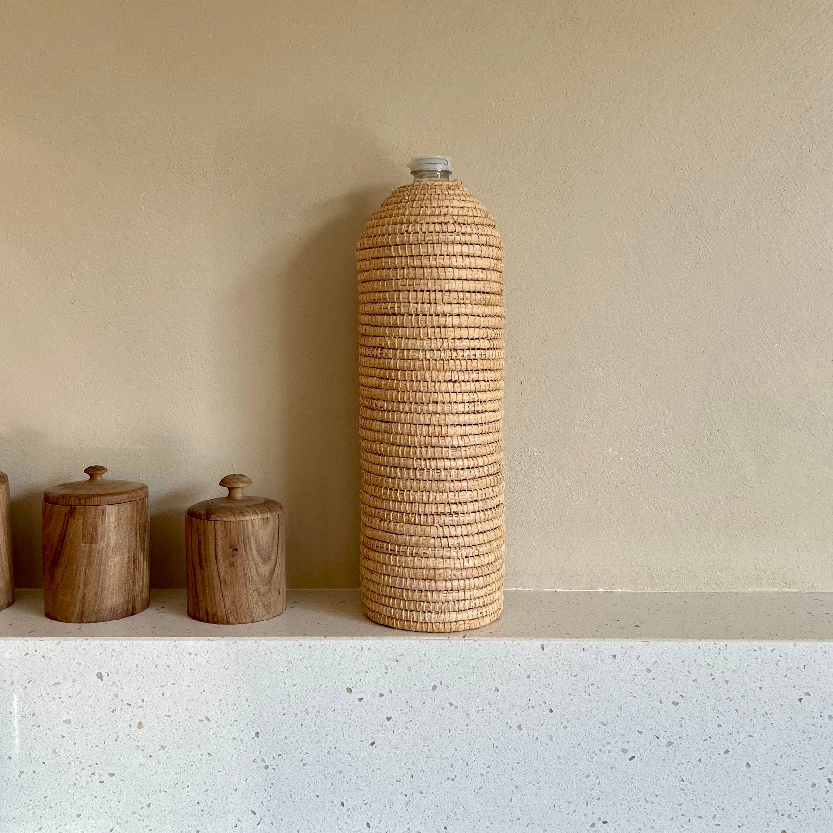 Bohome Living - Wholesale Bottle Rack/Holder - Raffia bottle cover3