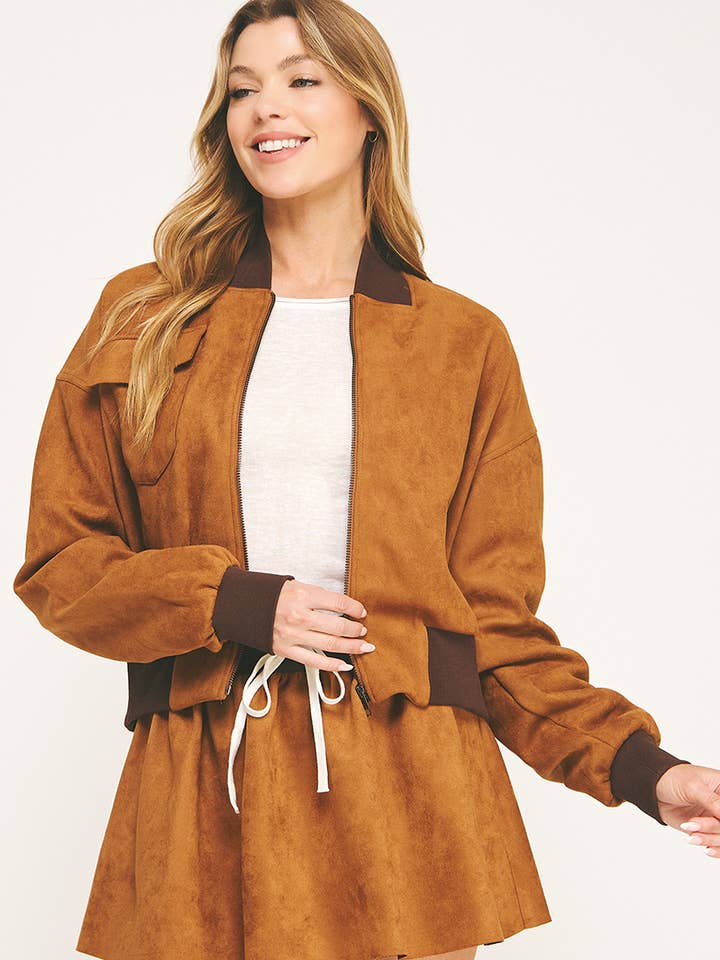 Saddle Song Bomberjack. voor wholesale door Sweet Lemon