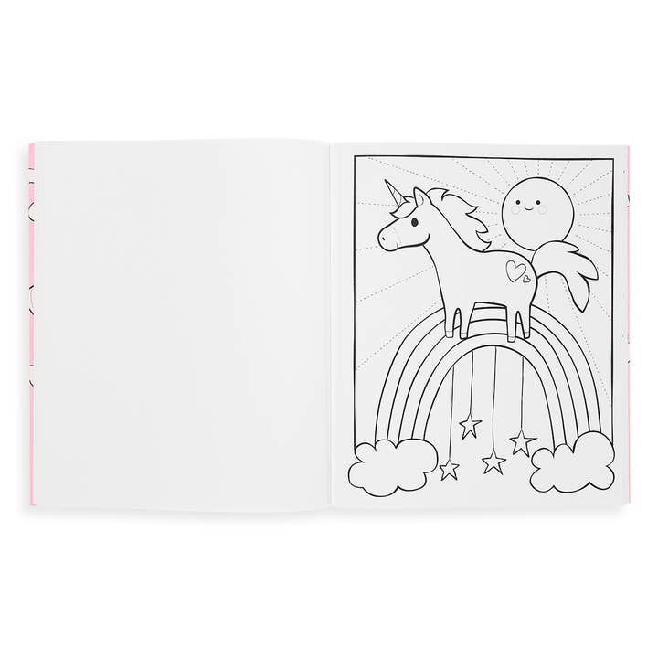 OOLY - Wholesale Coloring Book - Kids & Baby - Color-in' Book: Enchanting Unicorns