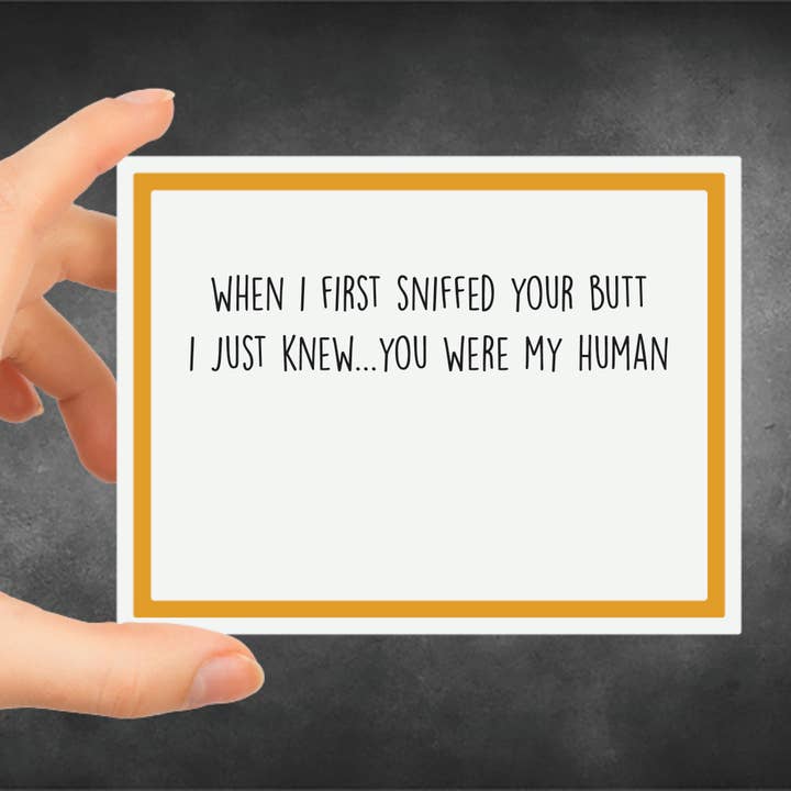 Snarky Card - Pets - When I First Sniffed for wholesale by Snarky Megs