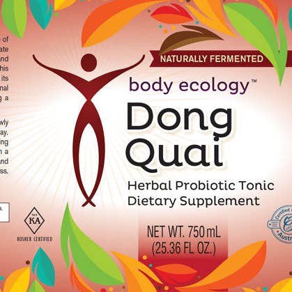 Body Ecology – wholesale Oral supplement/vitamin – Dong Quai Probiotic Liquid1