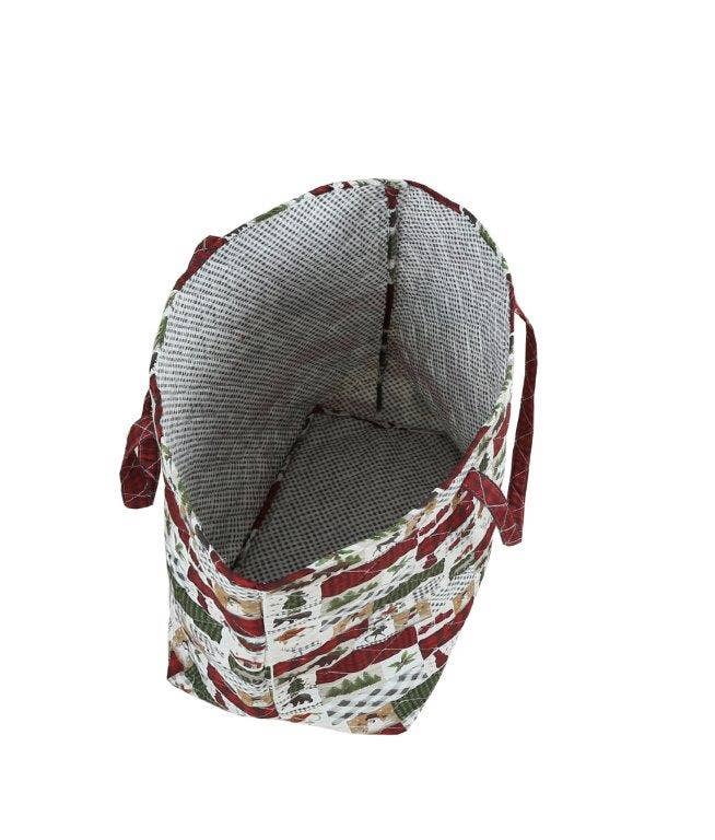 Duke Imports - Venta al por mayor Bolsa de asa- Mujer - Bolso de Mano Acolchado de Diseñador "Country Lodge Patchwork"5