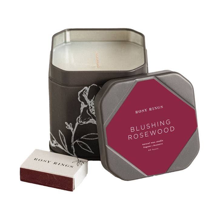 Signature Tin - Blushing Rosewood for wholesale by Rosy Rings