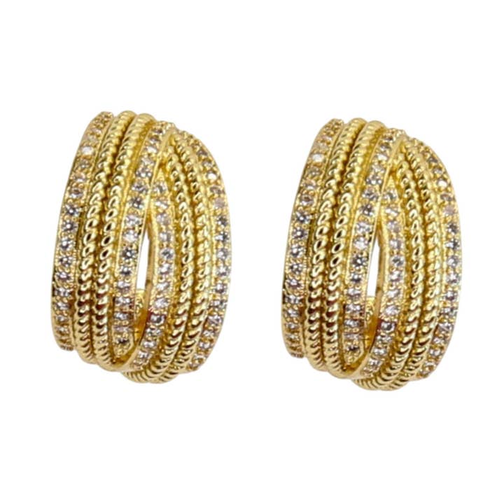 Boucles d'oreilles Cadenza pour la vente par Catherine Page Jewelry