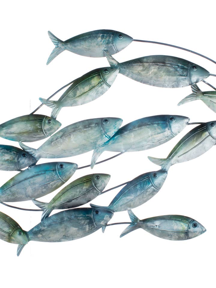 Arte da Parete Pesce Scintillante per la vendita all'ingrosso da parte di Shoeless Joe Ltd