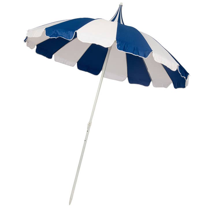 Soake – wholesale Beach Umbrellas – Soake Garden Parasol Pagoda Navy Cream
