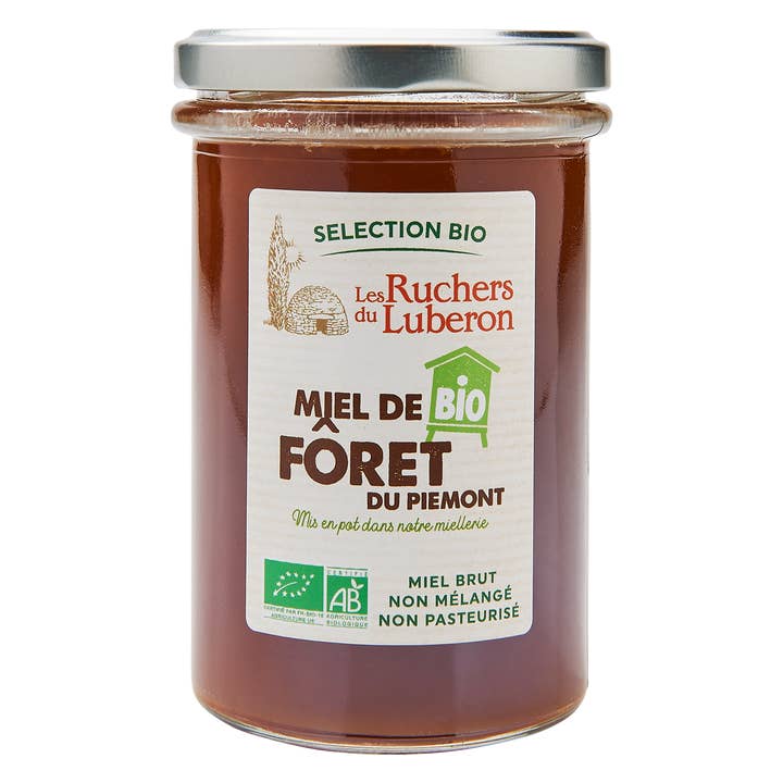 Les Ruchers du Luberon - Wholesale Honey - Organic Piedmont Forest Honey 370 G - Les Ruchers Du Luberon