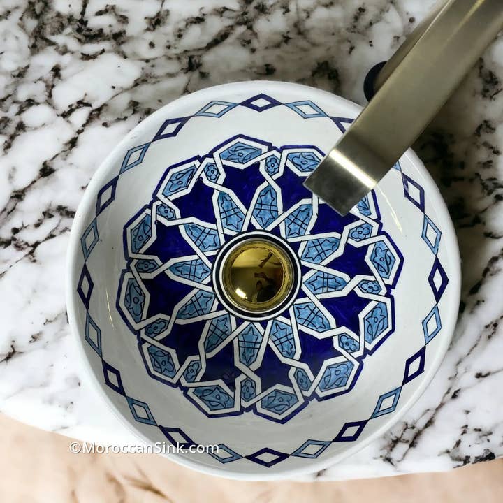 Moroccan Sink - Wholesale Bathroom accessory set - Handmade Moroccan Sink Bowl3