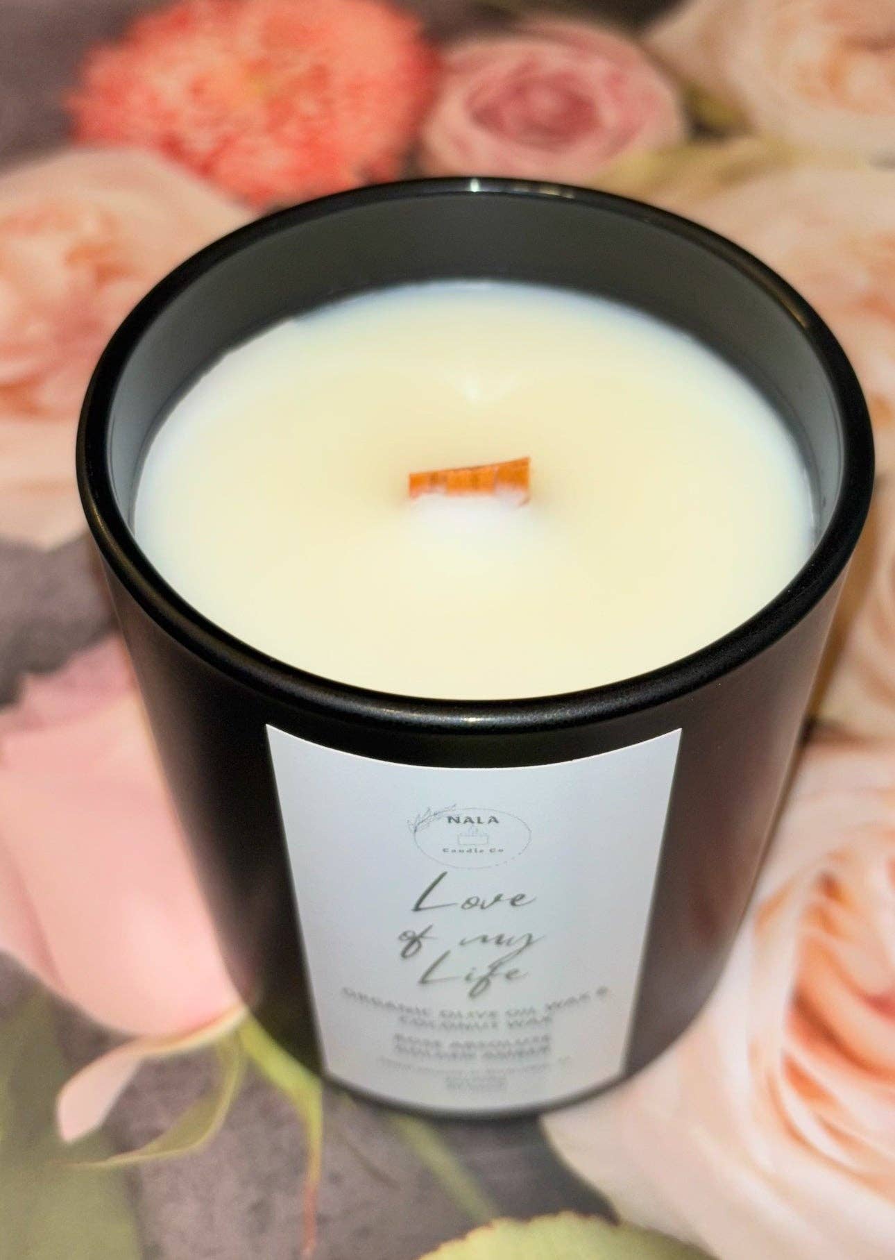 Nala Candle Co - Wholesale Jar/Filled Candle - Love of my Life 8oz Candle1