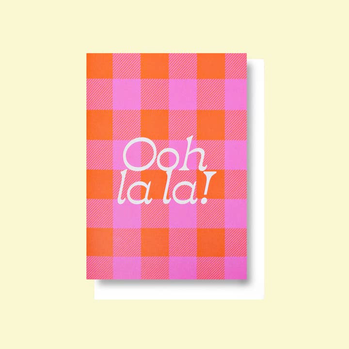 Frenchie Ooh La La Card for wholesale by Good Thanks Paper