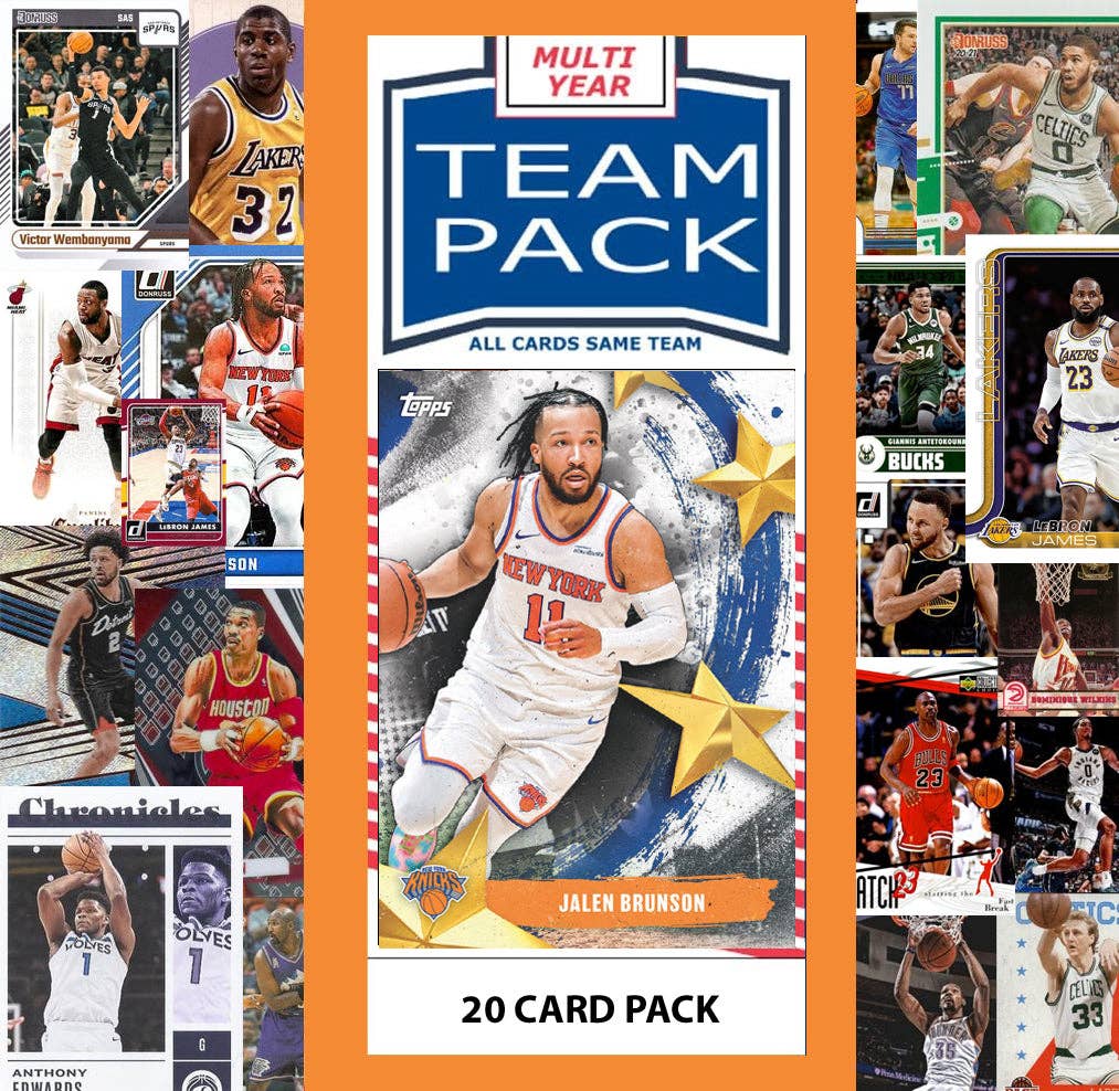 C And I Collectables - Wholesale Playing Cards - Topps Panini 20 Card Pack New York Knicks 2024-20260