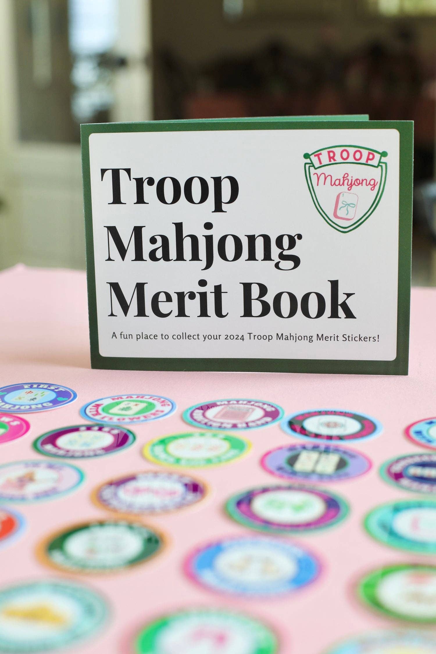 Stylin Brunette & Troop Mahjong – Engroshandel Klistermærke – Trop Mahjong Fortjenestekort (Sælges i sæt af 4)0