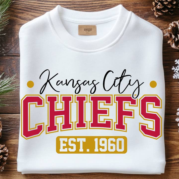 KANSAS CITY FOOTBALL DTF TRANSFER for wholesale by Remi Lee Transfers