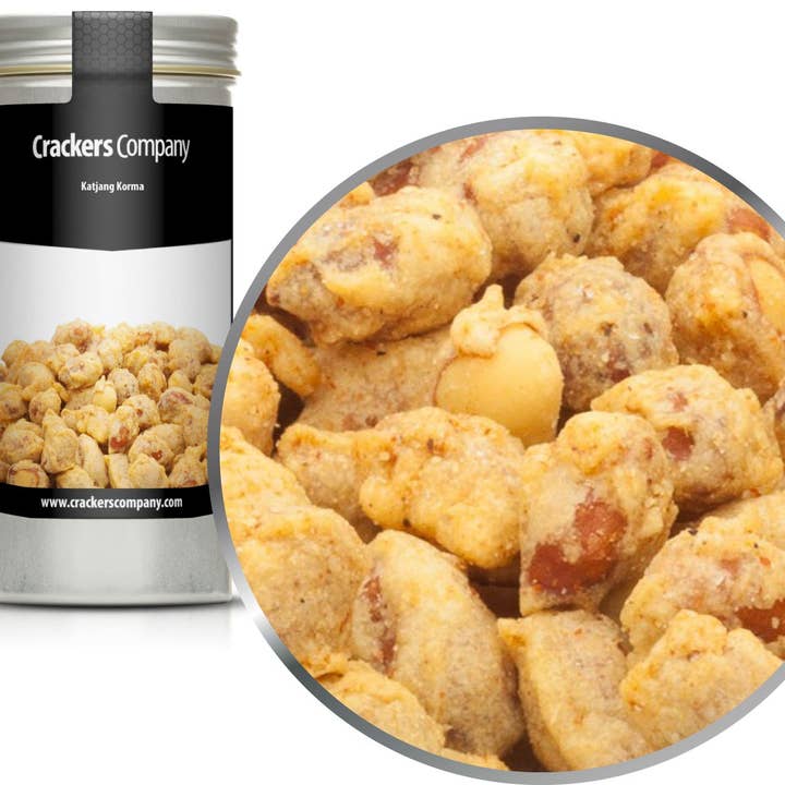 Katjang Korma PU med 40 st. och 75g innehåll per pc. för wholesale av CrackersCompany
