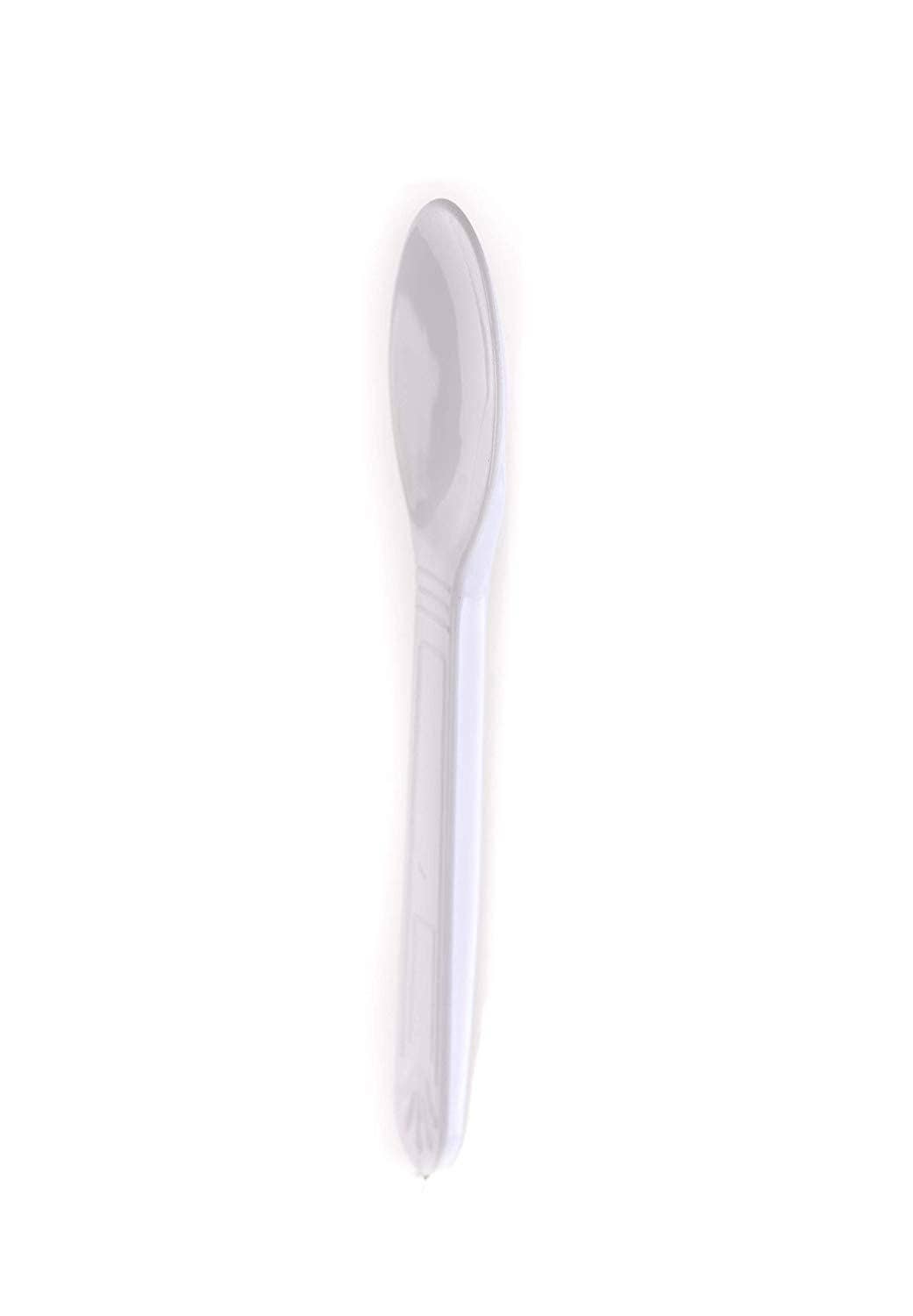 Disposable Plastic White Mini Tasting Spoons for wholesale on Faire2