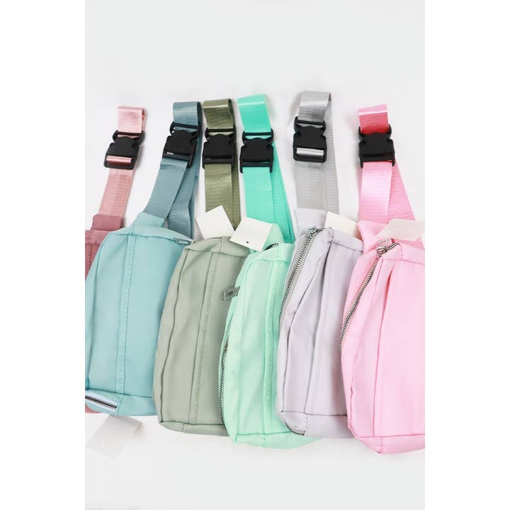 Natural Color Crossbody Belt Bag for wholesale on Faire1