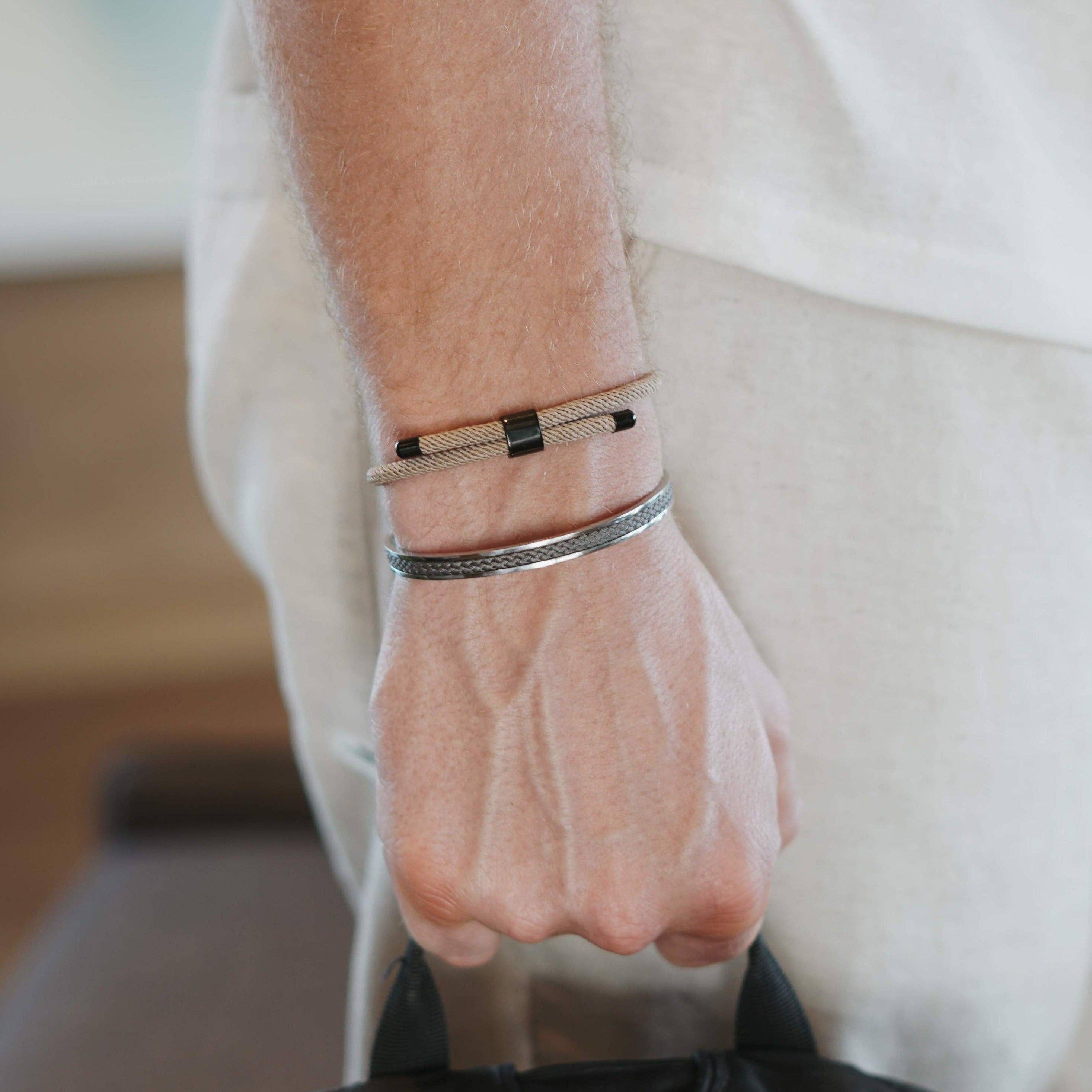 Samos Jewelry - Vendita all'ingrosso Bracciale in tessuto/intrecciato - «Sabas»5