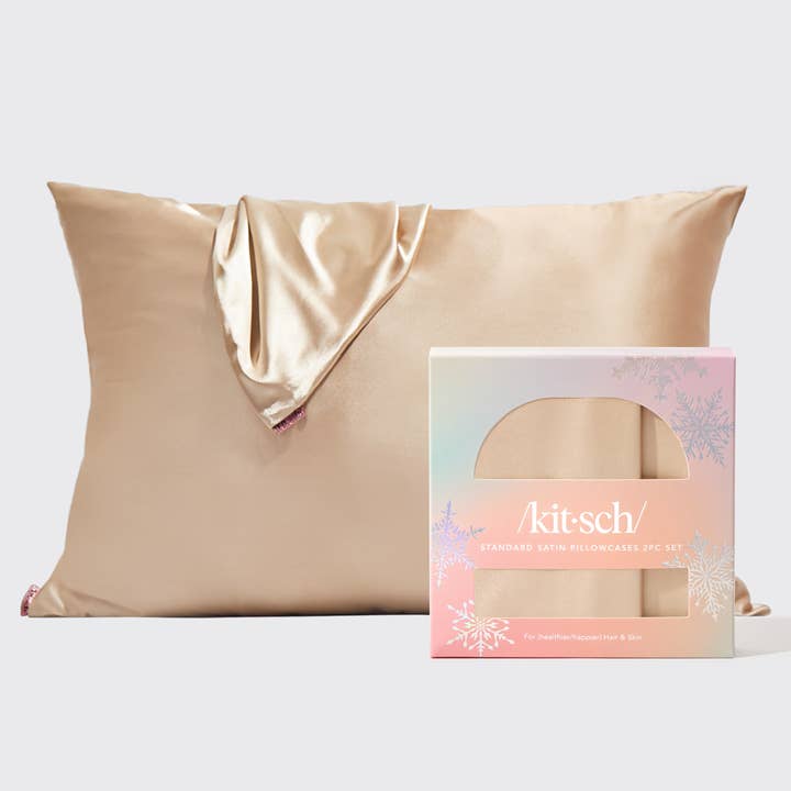 KITSCH - Wholesale Bedding Pillowcase/Sham - Holiday Standard Pillowcase 2pc - Champagne