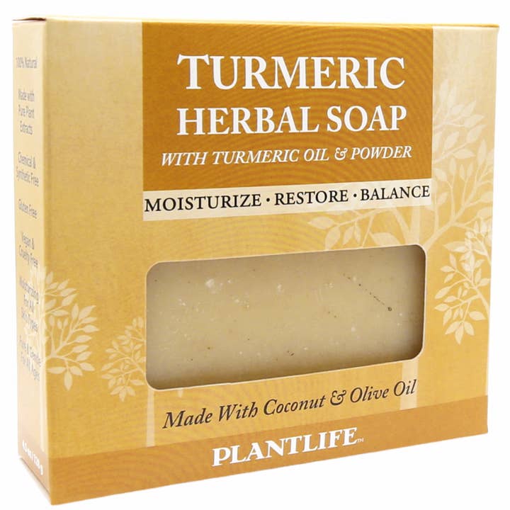 Turmeric Herbal Bar Soap for wholesale by Plantlife
