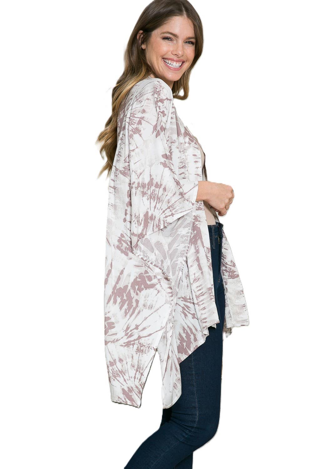 Justin & Taylor - Vente Cache-maillot – femme - Fiesta Key | Maillot de bain kimono à imprimé kaléidoscope1