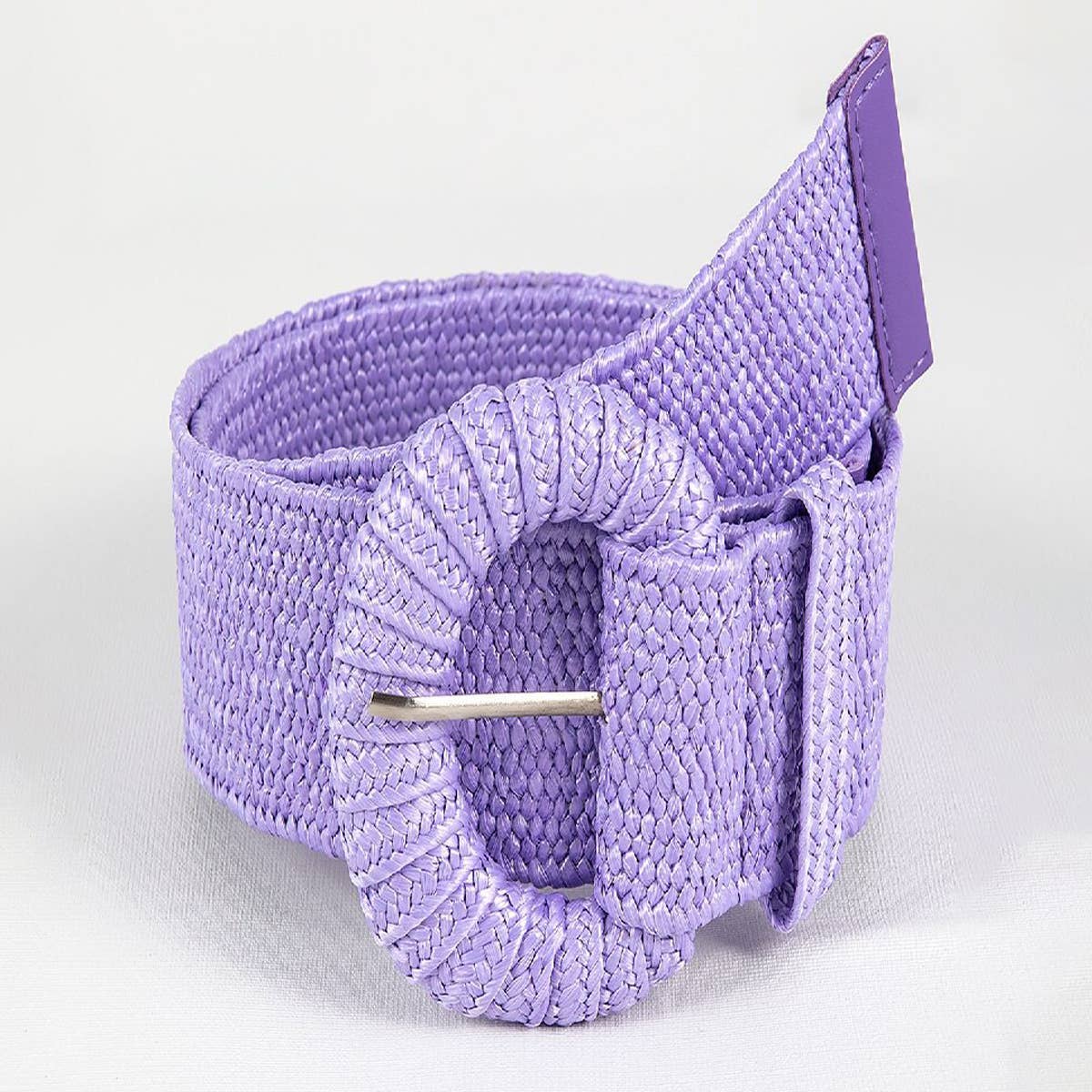 ACCITY - Wholesale Belt - Women's - RETRO ELASTIC BELT WITH BRAIDED BUCKLE_CWABE04404