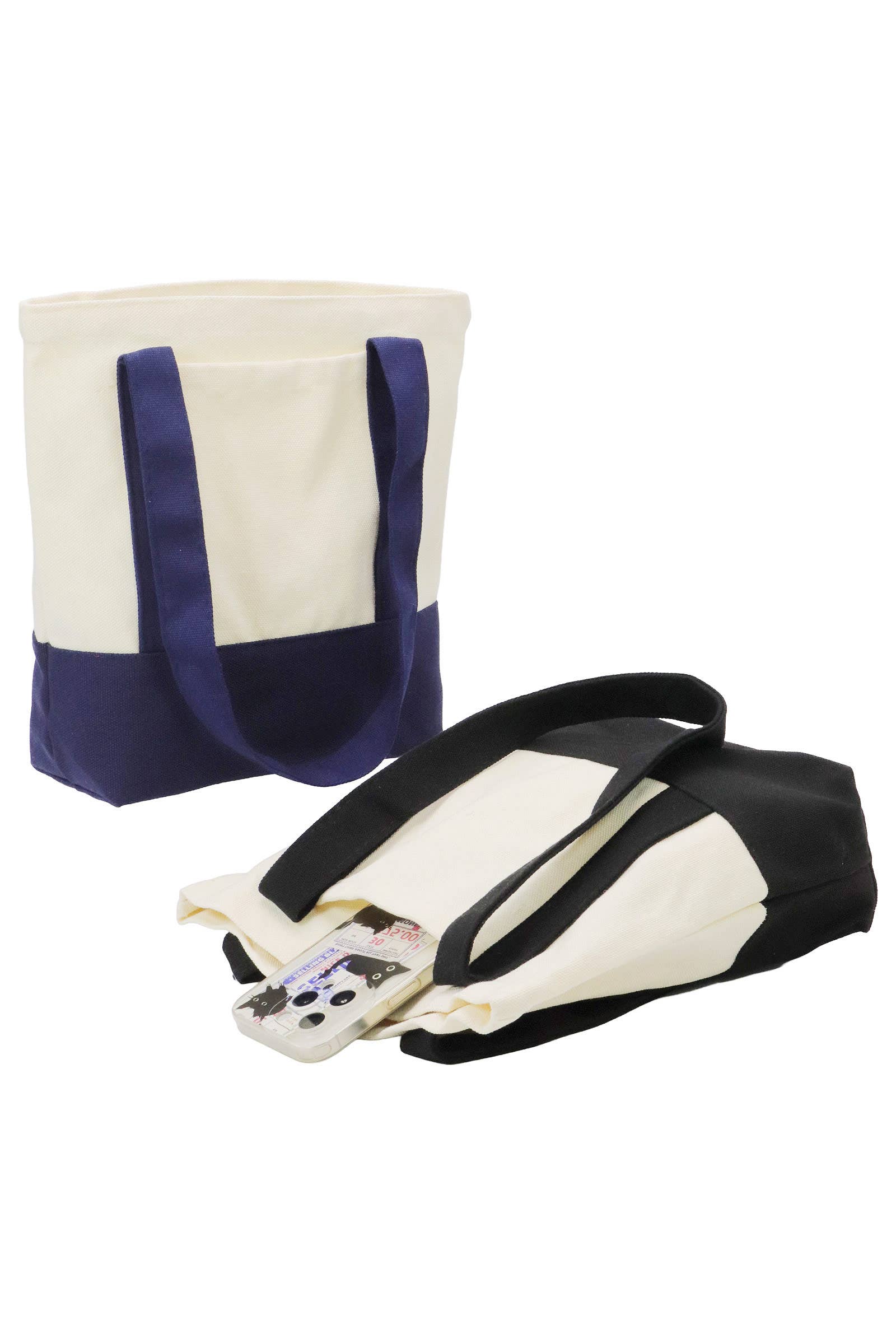 Cap Zone – wholesale Bärkasse - Dam – Mini Ikonisk Canvas Shopper Tote Väska1