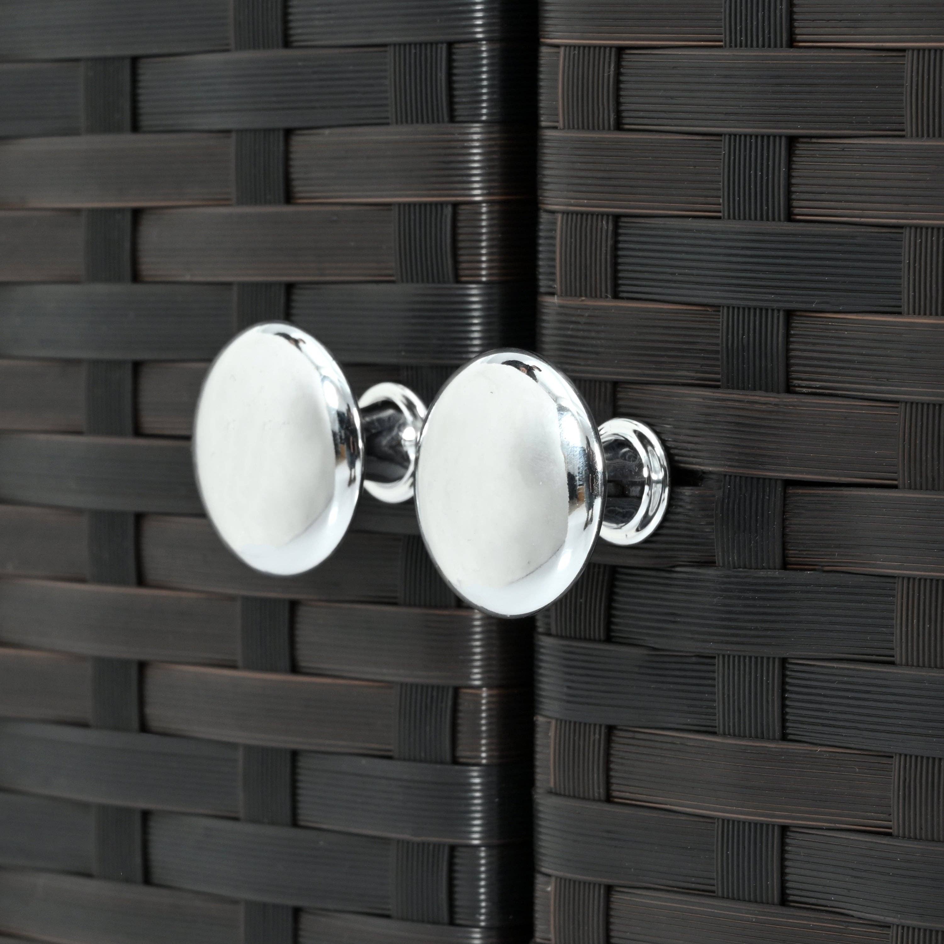 39F Inc. - Vente Outil de gril pour l'extérieur - Chariot de service extérieur avec plateau pliable, armoire de rangement21