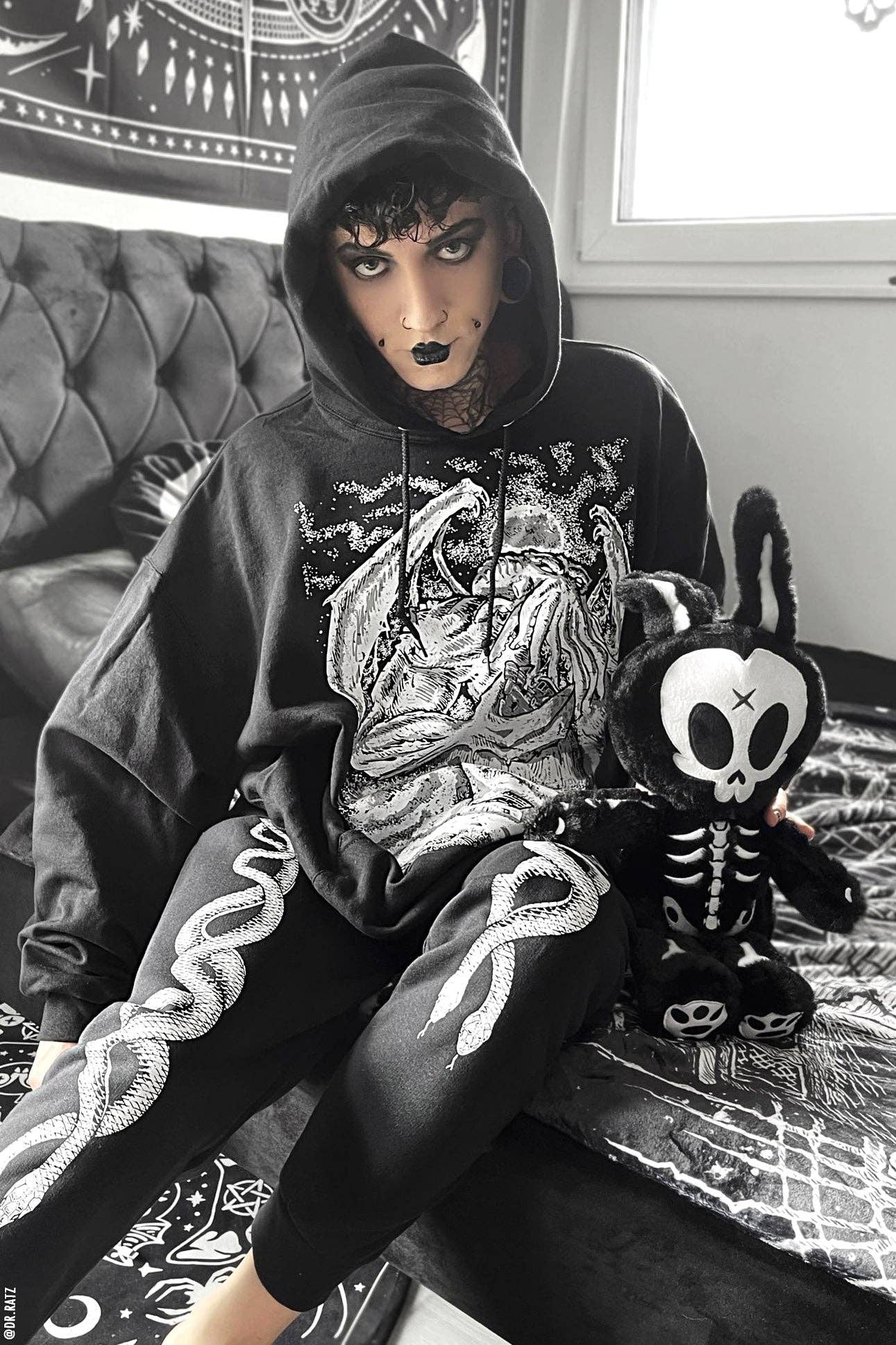 vampirefreaks – wholesale Joggingbyxor - Dam – Medusa's Serpents Joggingbyxor [Unisex]5