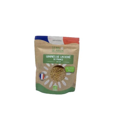 Golden hørfrø fra Frankrig for engroshandel hos Le bio de Manon