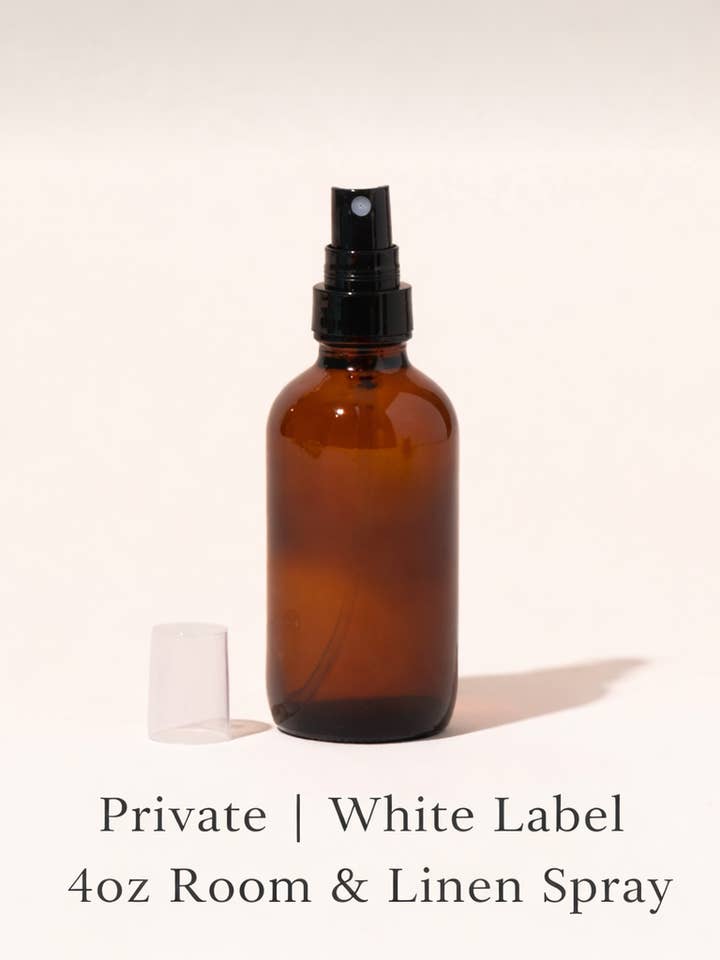 Raum- und Wäschespray | Weiß/Private Label - 4oz für den Großhandel von Magnolia Candle Company