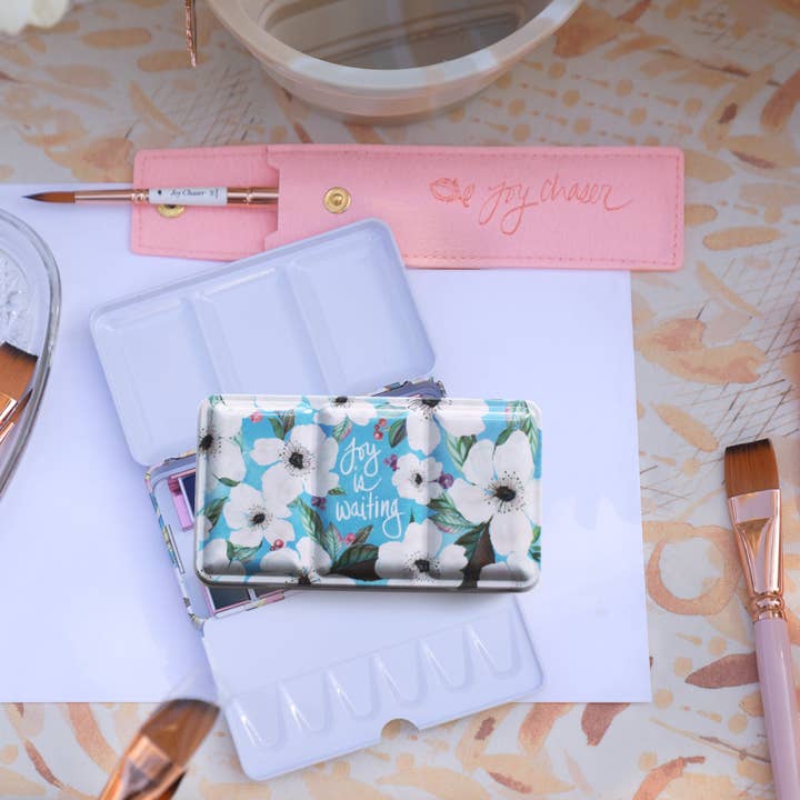 Paintcrush - Wholesale Palette/Mixing Tray - The Ready For Joy Empty Watercolor Palette - Anemones6