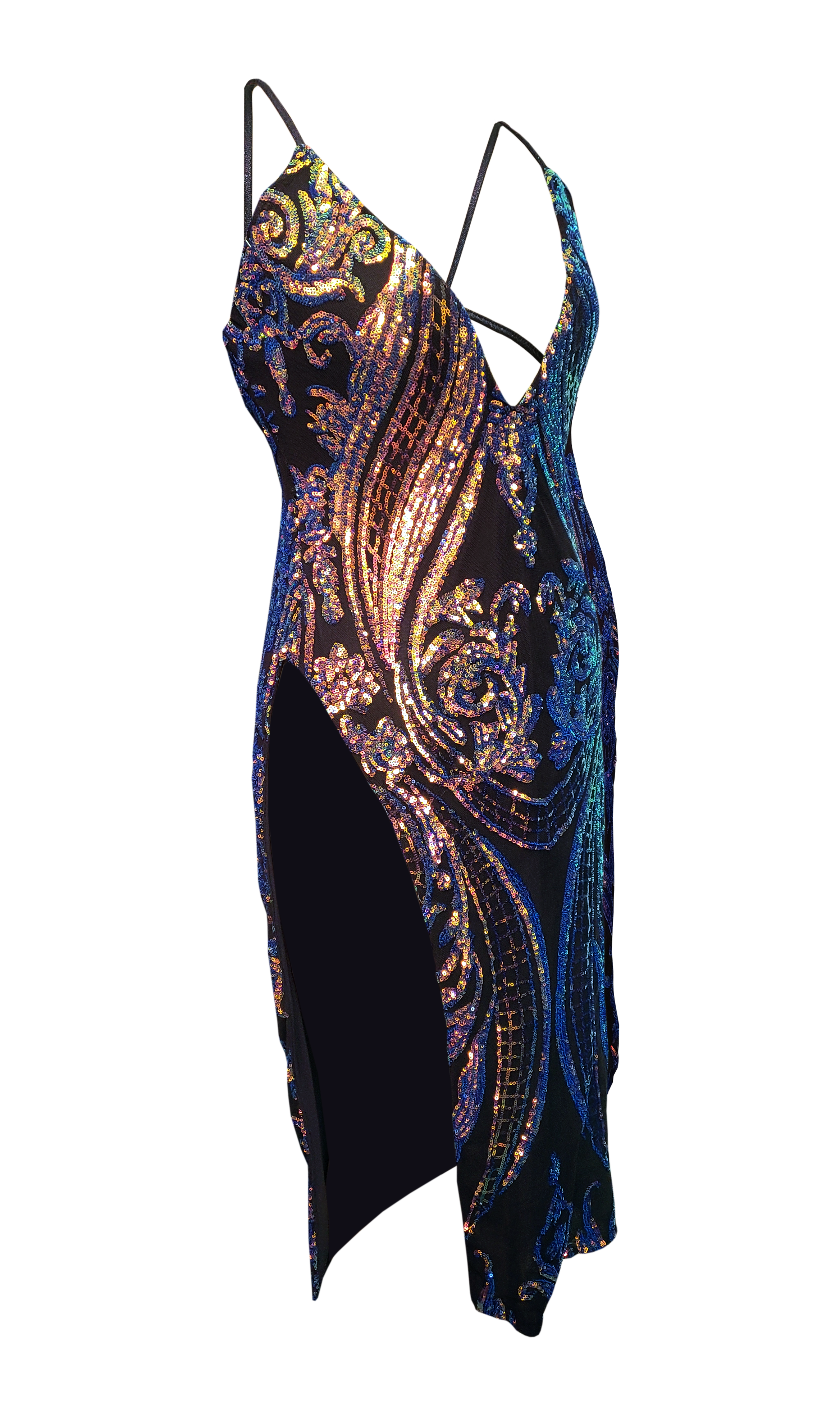 Gyv Me Body - Wholesale Dress - Women's - Empress Dress Black Amethyst1